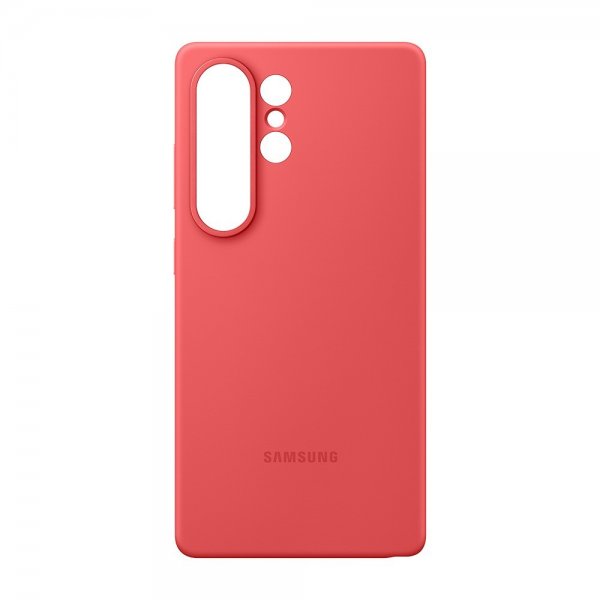 Samsung Original Galaxy S25 Ultra Cover Silikone Cover Rød