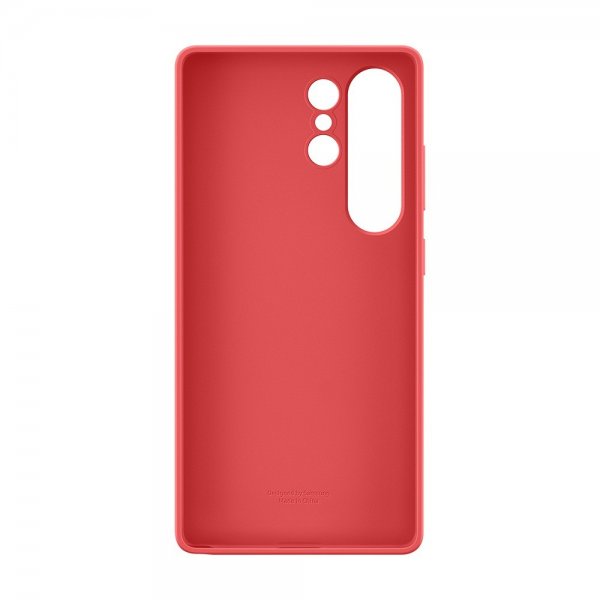 Samsung Original Galaxy S25 Ultra Cover Silikone Cover Rød