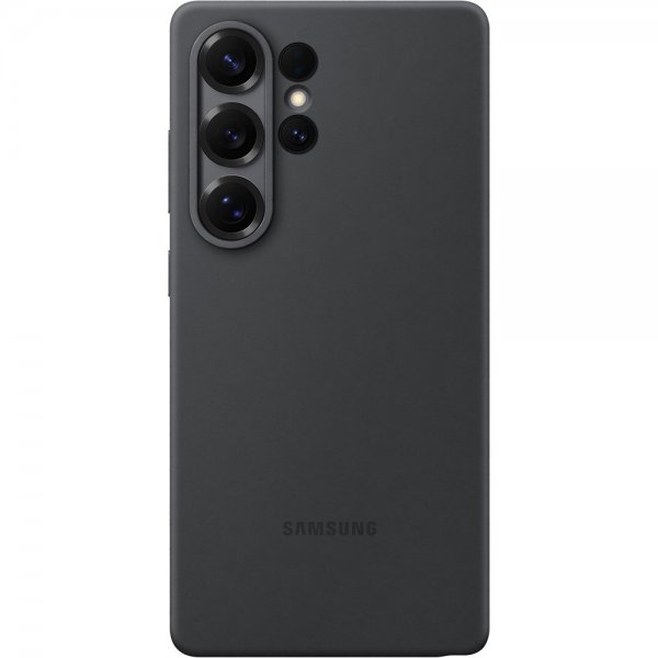 Samsung Original Galaxy S25 Ultra Cover Silikone Etui Sort