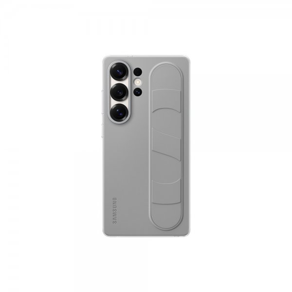 Samsung Original Galaxy S25 Ultra Cover Standing Grip Case Grå
