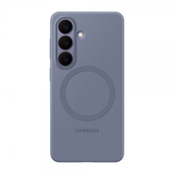 Samsung Original Galaxy S26 Cover Silicone Magnet Case Blue Violet