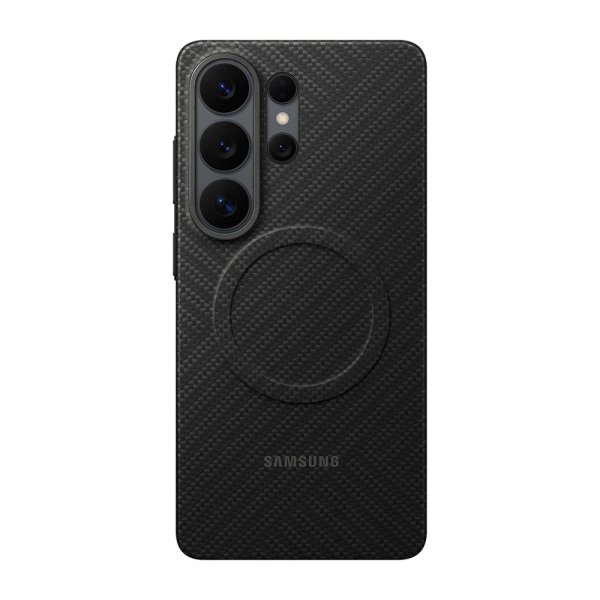 Samsung Original Galaxy S26 Ultra Cover Carbon Magnet Case Sort
