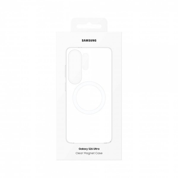 Samsung Original Galaxy S26 Ultra Skal Clear Magnet Cover Transparent