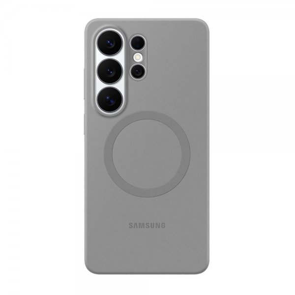 Samsung Original Galaxy S26 Ultra Cover Silicone Magnet Case Grå