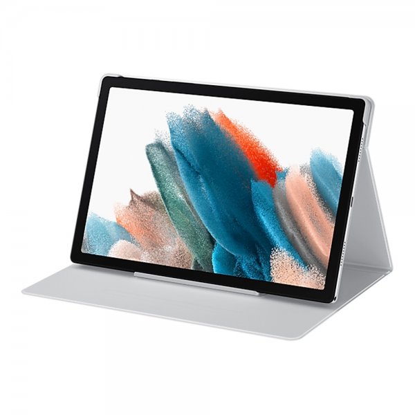 Samsung Original Galaxy Tab A8 Cover Book Cover Sølv