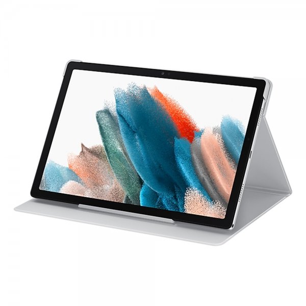 Samsung Original Galaxy Tab A8 Cover Book Cover Sølv