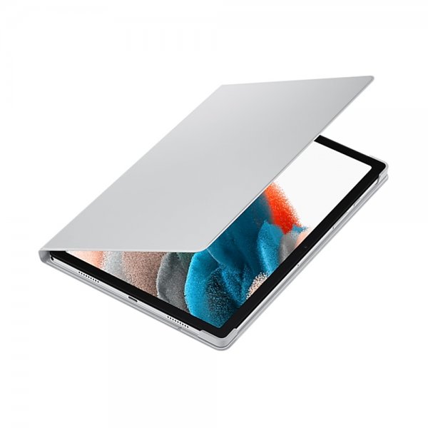 Samsung Original Galaxy Tab A8 Cover Book Cover Sølv