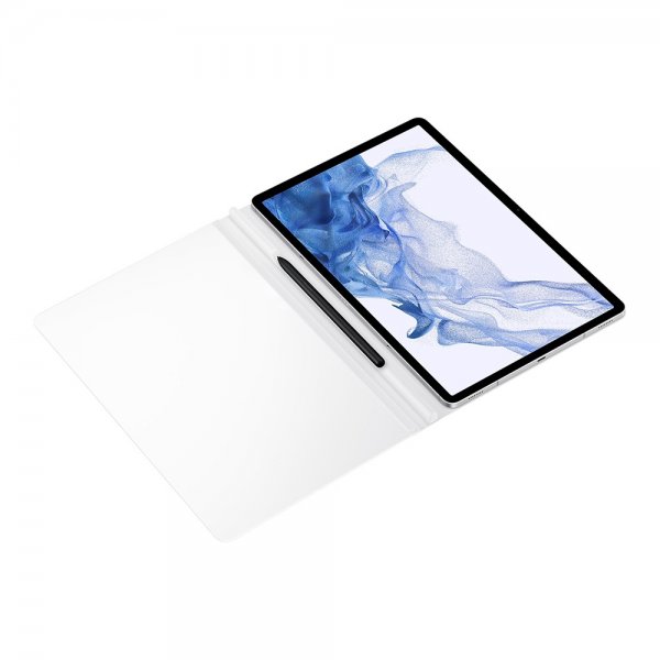 Samsung Original Galaxy Tab S7 Plus/S7 FE/S8 Plus Etui Note View Cover Hvid