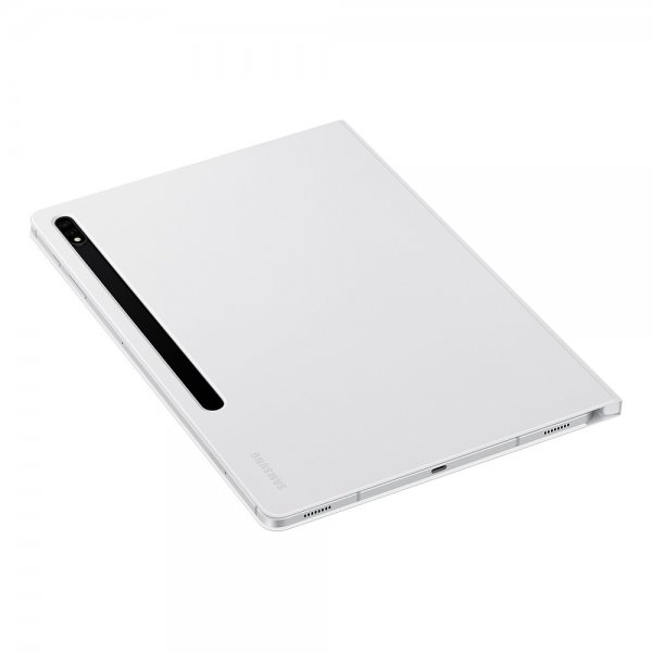 Samsung Original Galaxy Tab S7 Plus/S7 FE/S8 Plus Etui Note View Cover Hvid