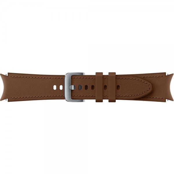 Samsung Original Galaxy Watch 20mm Armbånd Hybrid Læderrem (S/M) Camel