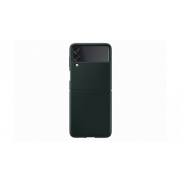 Samsung Original Galaxy Z Flip 3 Cover Læder Cover Grøn