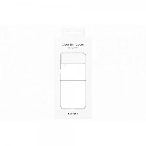 Samsung Original Galaxy Z Flip 4 Cover Clear Slim Transparent