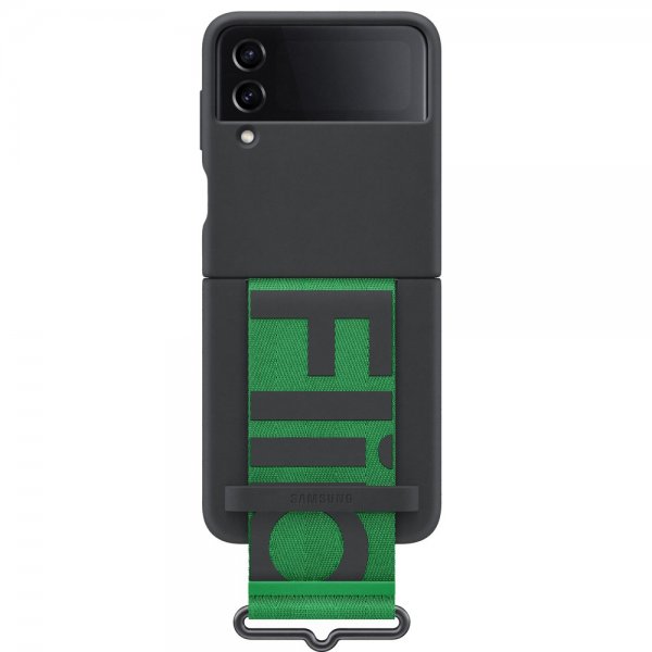 Samsung Original Galaxy Z Flip 4 Cover Silicone Cover with Strap Sort