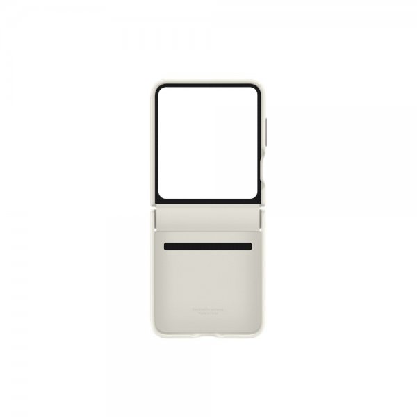 Samsung Original Galaxy Z Flip 5 Cover Flap Eco-Leather Case Cream