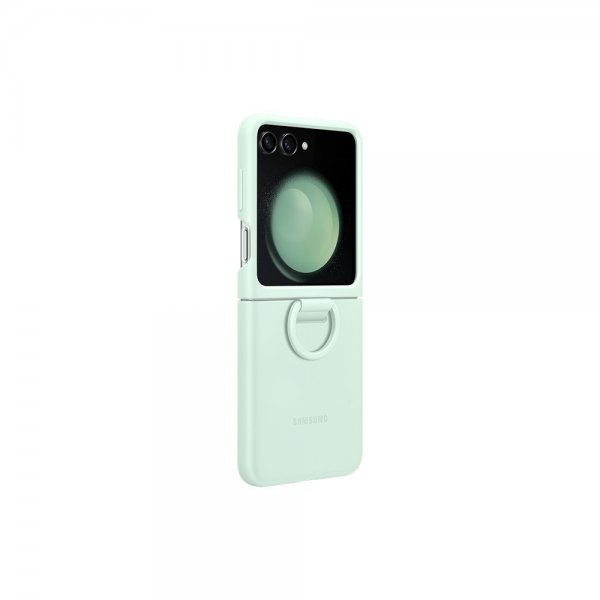 Samsung Original Galaxy Z Flip 5 Cover Silikone Cover med Ring Mint