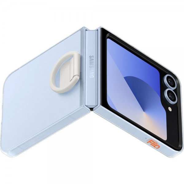 Samsung Original Galaxy Z Flip 6/Flip 7 FE Cover Clear Case Transparent