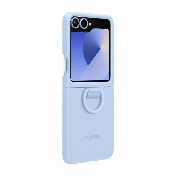 Samsung Original Galaxy Z Flip 6/Flip 7 FE Cover Silicone Case Blå
