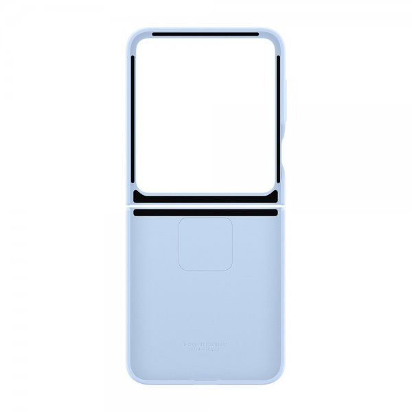 Samsung Original Galaxy Z Flip 6/Flip 7 FE Cover Silicone Case Blå