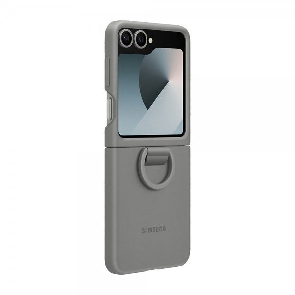 Samsung Original Galaxy Z Flip 6/Flip 7 FE Cover Silicone Case Grå