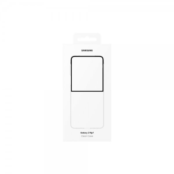Samsung Original Galaxy Z Flip 7 Cover Klart Cover Gennemsigtigt
