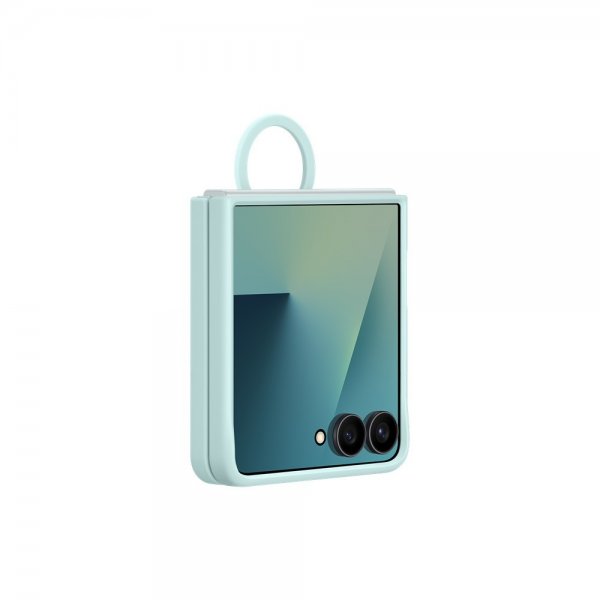 Samsung Original Galaxy Z Flip 7 Cover Ring Case Silikone Mint
