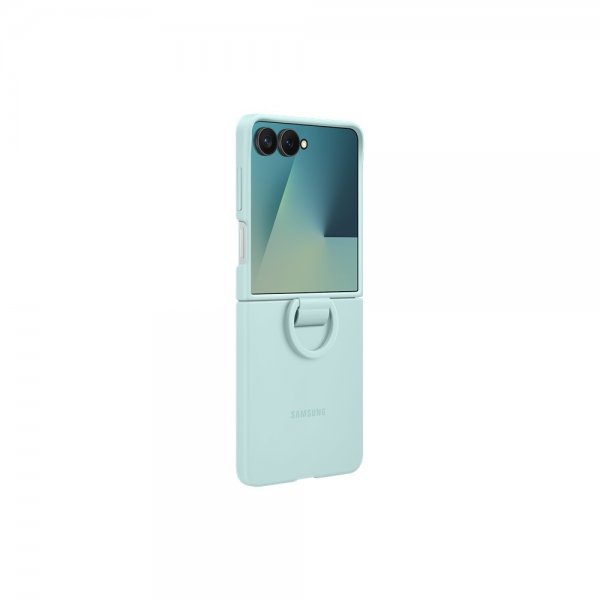 Samsung Original Galaxy Z Flip 7 Cover Ring Case Silikone Mint