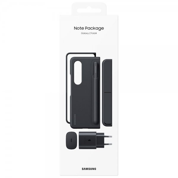 Samsung Original Galaxy Z Fold 4 Note Package Cover + S Pen + 25W Rejseadapter