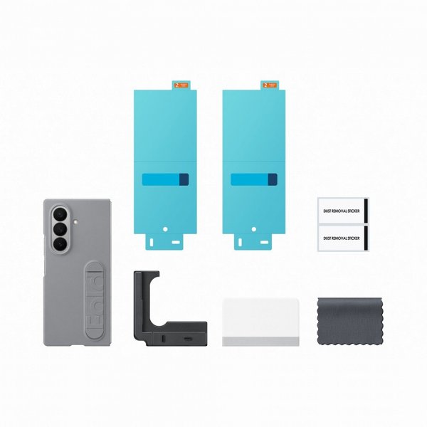 Samsung Original Galaxy Z Fold 7 Cover Silicone Case Grå