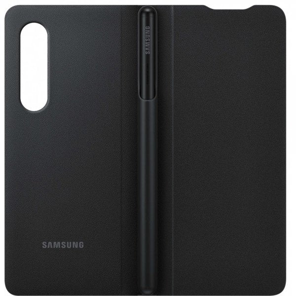 Samsung Original Galaxy Z Fold3 Cover Flip Cover med Pen Sort