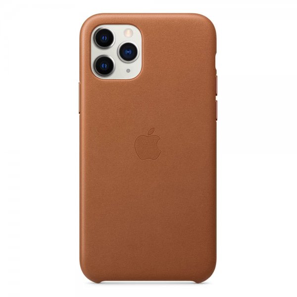 Apple Original iPhone 11 Pro Cover Læder Saddle Brown