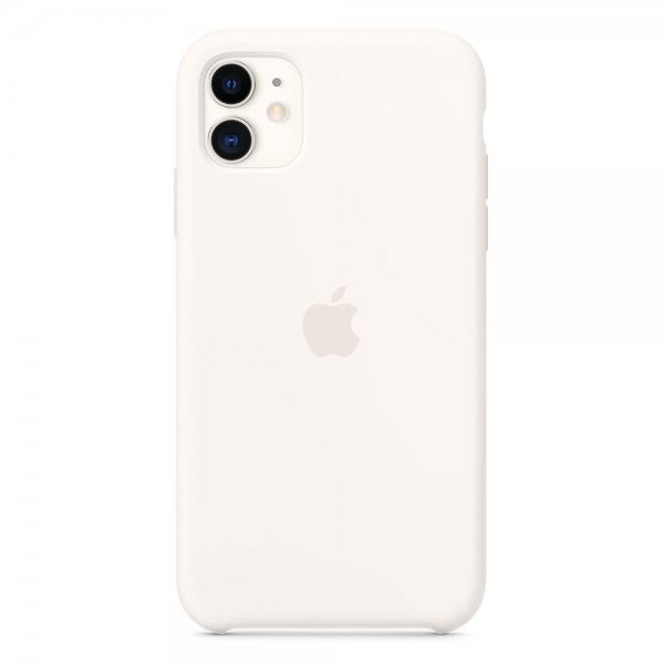 Apple Original iPhone 11 Cover Silikone Etui Hvid