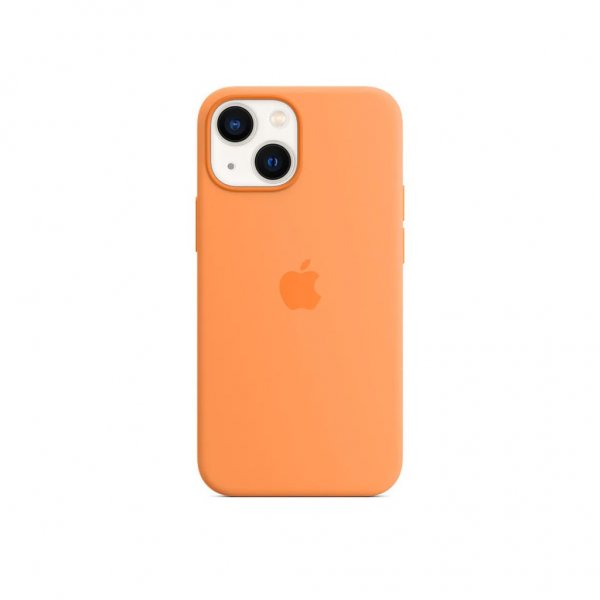 Apple Original iPhone 13 Mini Cover Silikonecover MagSafe Efterårsgul
