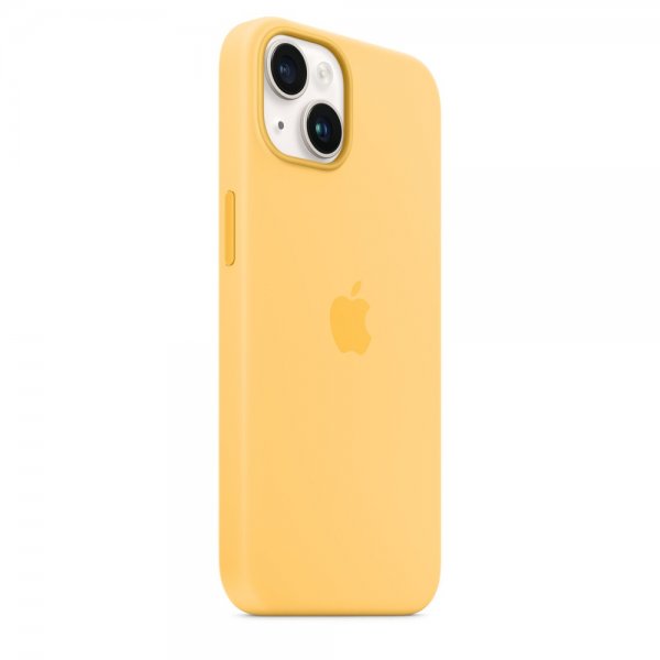 Apple Original iPhone 14 Plus Cover Silicone Case MagSafe Solskin