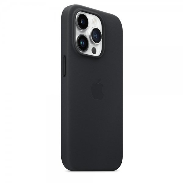 Apple Original iPhone 14 Pro Cover Læderetuier MagSafe Midnat