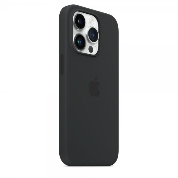 Apple Original iPhone 14 Pro Cover Silikonecover MagSafe Midnat