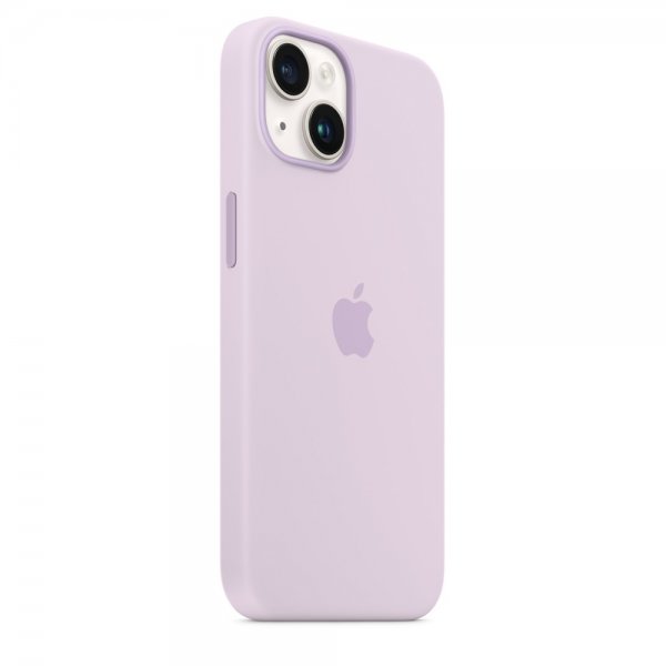 Apple Original iPhone 14 Skal Silicone Case MagSafe Lilac