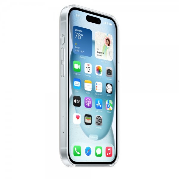 Apple Original iPhone 15 Plus Cover Gennemsigtig MagSafe Klar