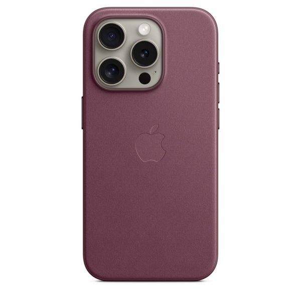 Apple Original iPhone 15 Pro Max Cover FineWoven MagSafe Mulberry
