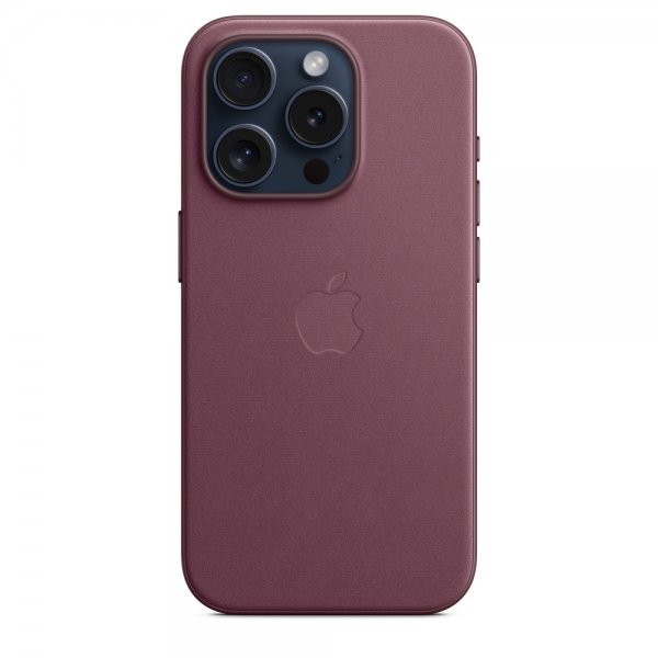 Apple Original iPhone 15 Pro Max Cover FineWoven MagSafe Mulberry