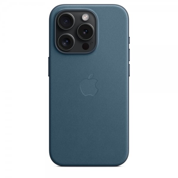 Apple Original iPhone 15 Pro FineWoven MagSafe-etui Stillehavsblå