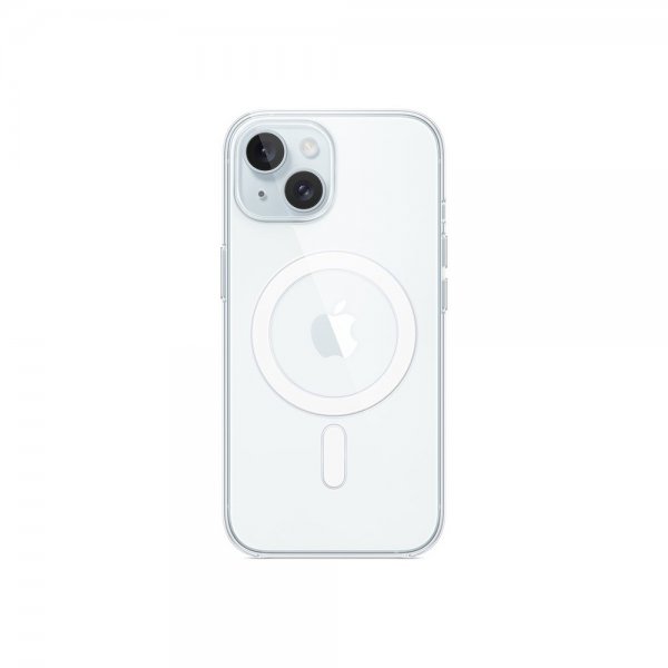 Apple Original iPhone 15 Cover Clear Case MagSafe Transparent