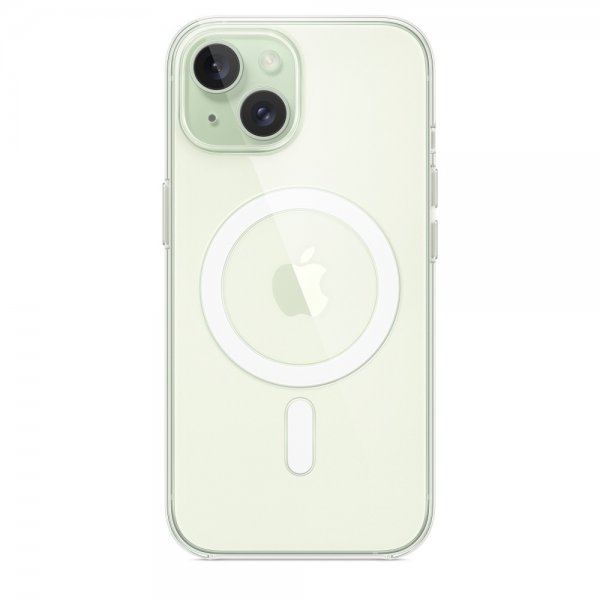 Apple Original iPhone 15 Cover Transparent MagSafe Klar