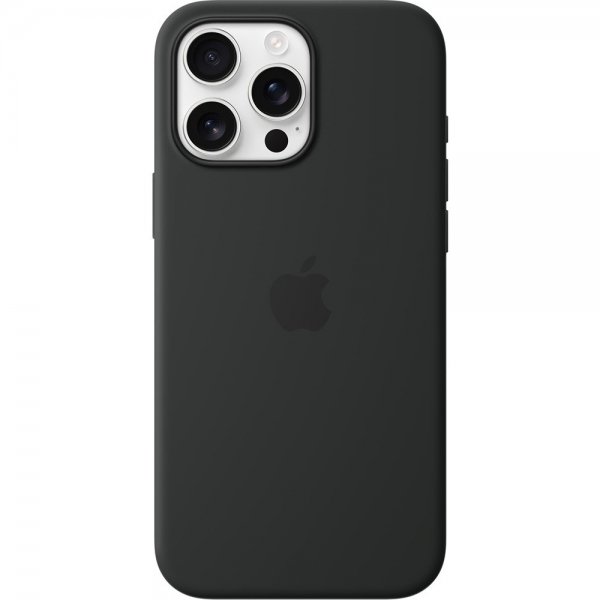 Apple Original iPhone 16 Pro Max Cover Silikonecover MagSafe Sort