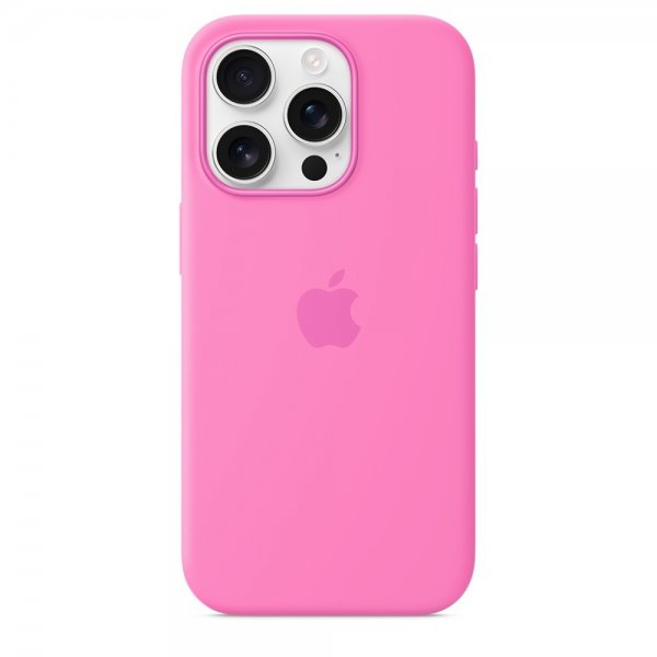 Apple Original iPhone 16 Pro Cover Silikonecover MagSafe Peony