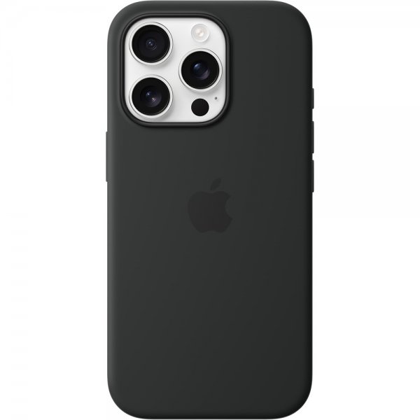 Apple Original iPhone 16 Pro Cover Silikoneetuier MagSafe Sort