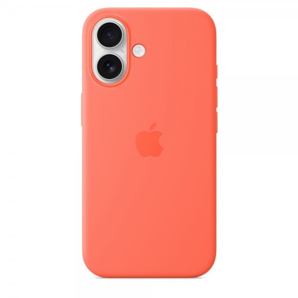 Apple Original iPhone 16 Cover Silikoneetui MagSafe Tangerine