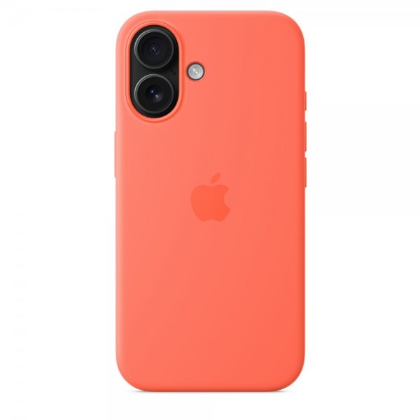 Apple Original iPhone 16 Cover Silikoneetui MagSafe Tangerine