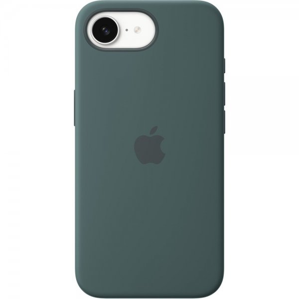 Apple Original iPhone 16e Cover Silikone Etui Lake Green