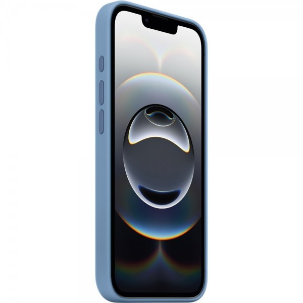 Apple Original iPhone 16e Cover Silicone Case Winter Blue
