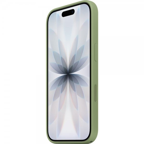 Apple Original iPhone 17 Cover Silikoneetui MagSafe Light Moss